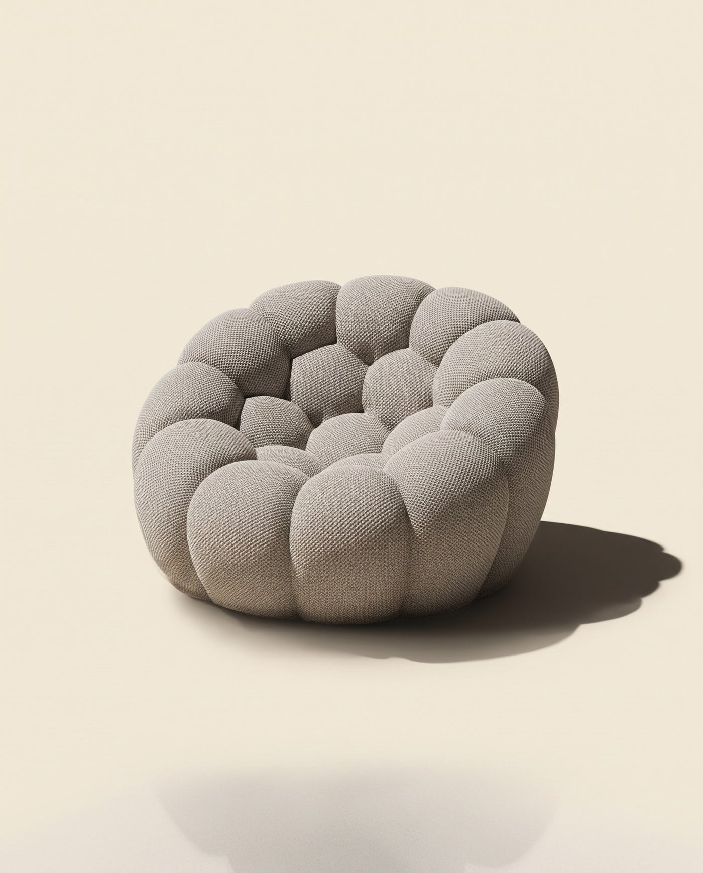 Sillón Burbuja Ovva en color Piedra